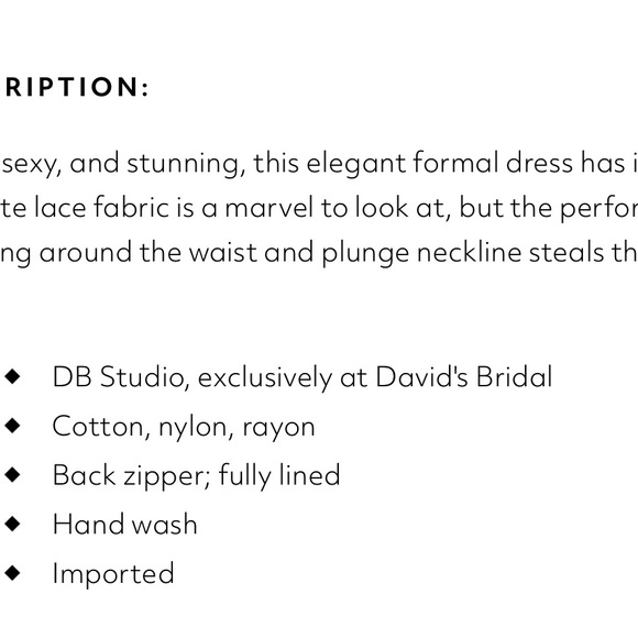 All-over lace illusion plunge gown - Picture 7 of 8